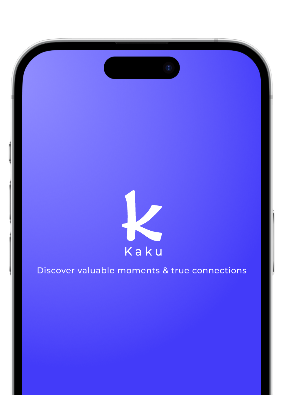 The splash screen of Kaku app